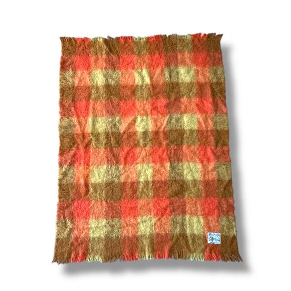 100% Pure Mohair Blanket Throw Cover Albans Australia Cashmere Wool Like 48 x 64 - Picture 3 of 4